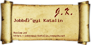 Jobbágyi Katalin névjegykártya