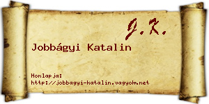Jobbágyi Katalin névjegykártya